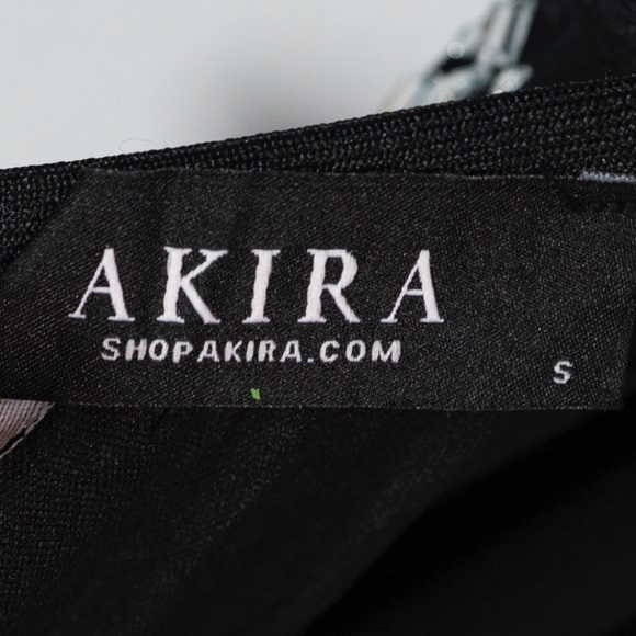 Akira Show Stopper Rhinestone Jewel Diamond Embellished Stretch Knit Midi Dress - Picture 2 of 3